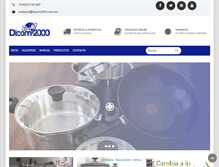 Tablet Screenshot of dicom2000.com.mx